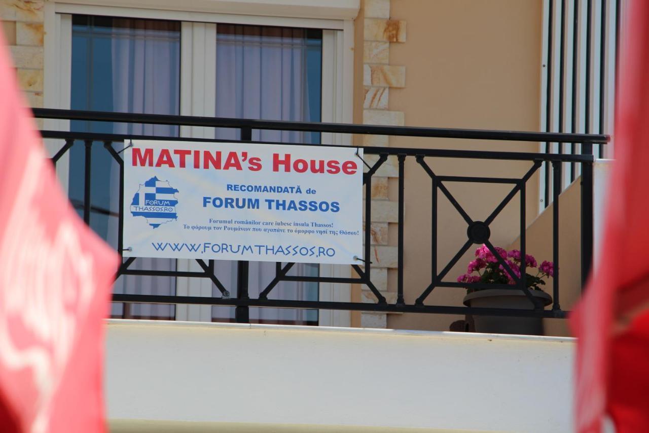 Matina'S Apartments Prínos 外观 照片